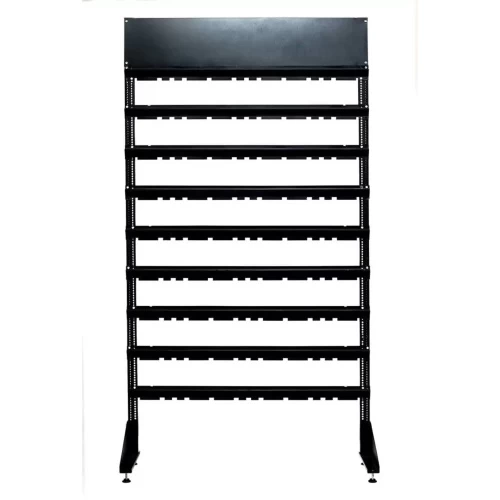 Стеллаж с пластиковыми ящиками 1801-0/0/8п G