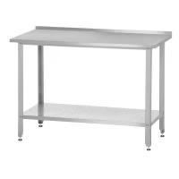 Стол производственный СПРб «Base» 800x700 (с бортом, ножка угловая)