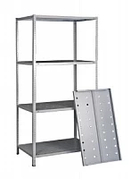 Стеллаж металлический ТС120 (1500х700х300)/3 перф.