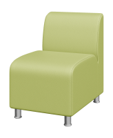 Модуль одноместный Микс (Ecotex 3006 фисташковый кожзам)